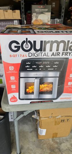 Gourmia a court digital air fryer 8 q