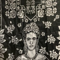 Beautiful Black And White Poncho