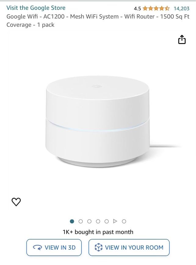 Google Wi-Fi Router - 3 Available Or Can Sell Indivually