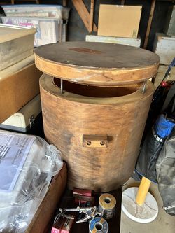 Vintage wooden storage box