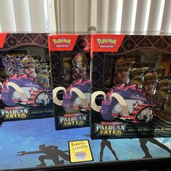 Paldean Fates Great Tusk ex & Iron Treads ex Premium Collection