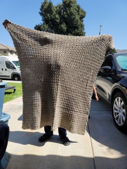 Handmade Beige Afghan