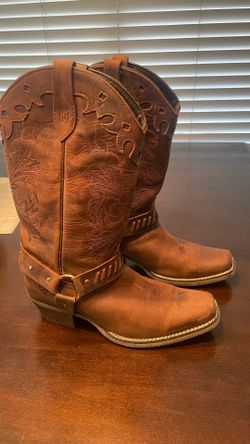 Brown Leather Cowboy Boots