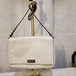 Cream Kate Spade Leather Crossbody Bag