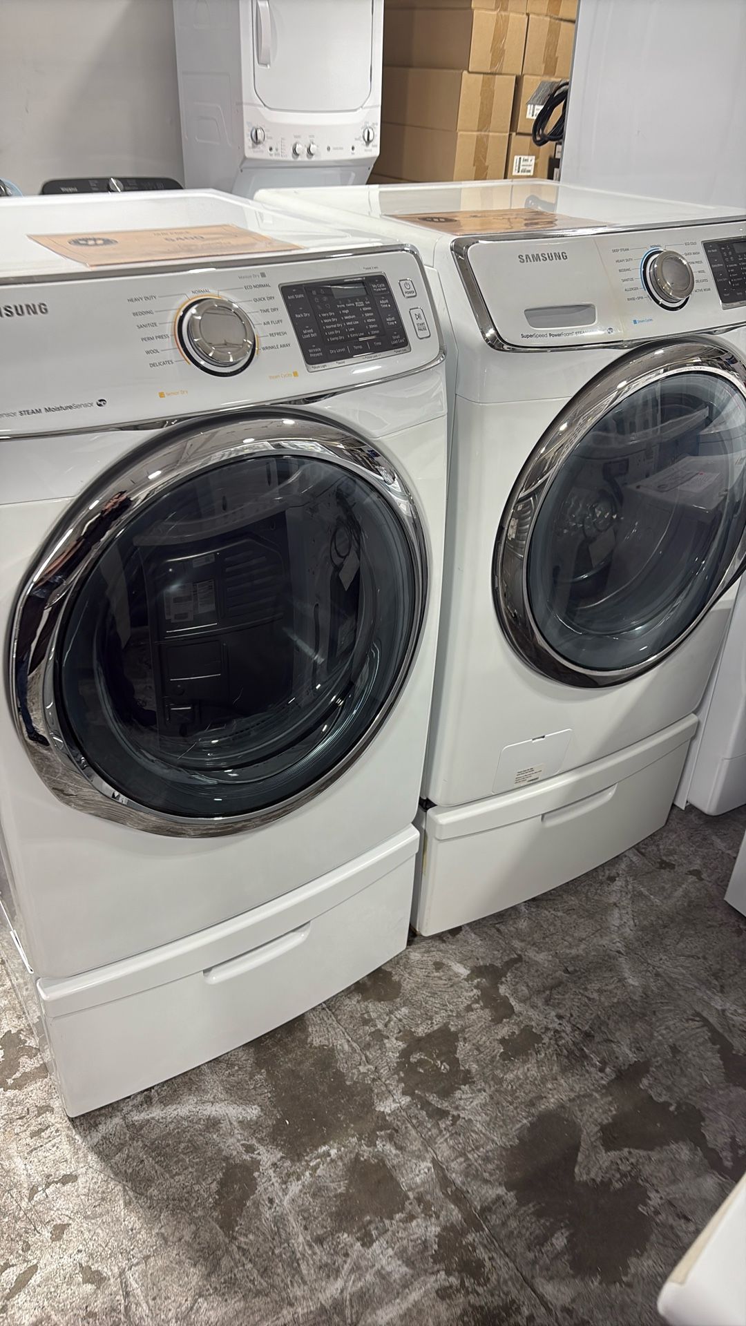 Samsung Front Load Washer And Gas Dryer
