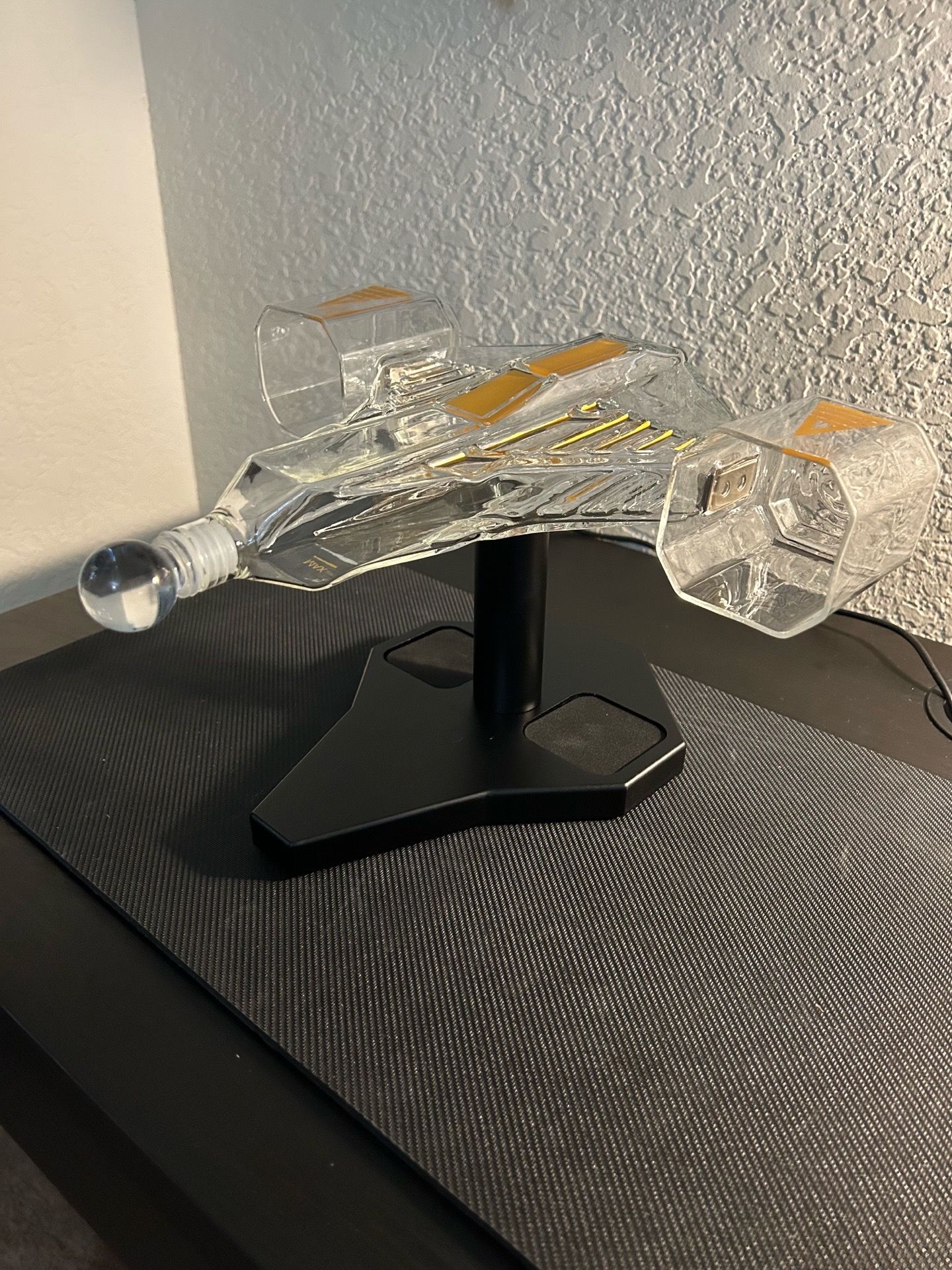 Space Warship Whiskey Decanter