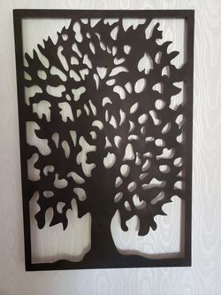Metal Silhouette Sculpted Picture