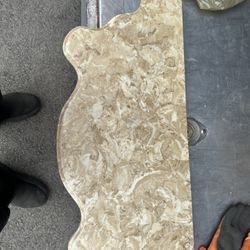 Vintage Victorian Style Shaped Marble