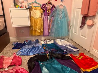 Girls assorted costumes for ages 3+