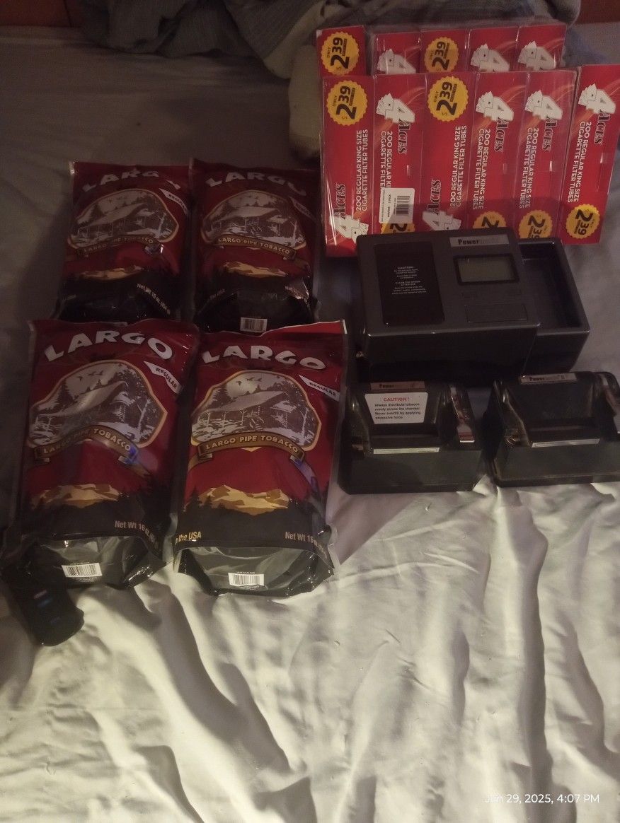 Cig tabacco and machines