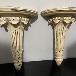 Cream Wall Sconce/Candle Holder