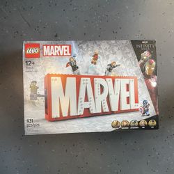 MARVEL Logo & Minifigures