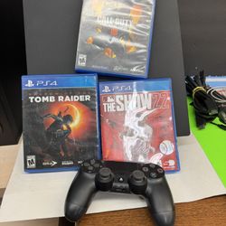 Sony PlayStation 4 Pro 1TB – 3 Games, Controller & Cables
