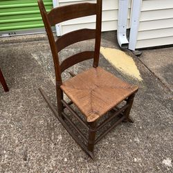 Small vintage rocking chair