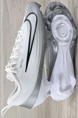 Brand New Nike Vapor Speed 3 Football Cleats White Grey Silver Men Sizes 6.5, 7.5, 8, 9, 13