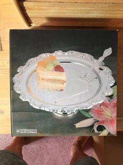 Food Server Tray Real Silver