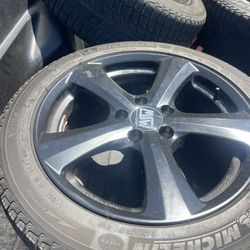 Black Rims With Good Tires Michelin 