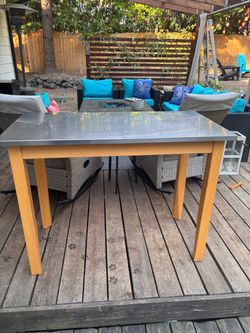 Stainless top table