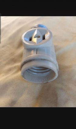 2 Outlet Light Socket to Plug Adapter Electrical Screw in Bulb Lamp Holder E26