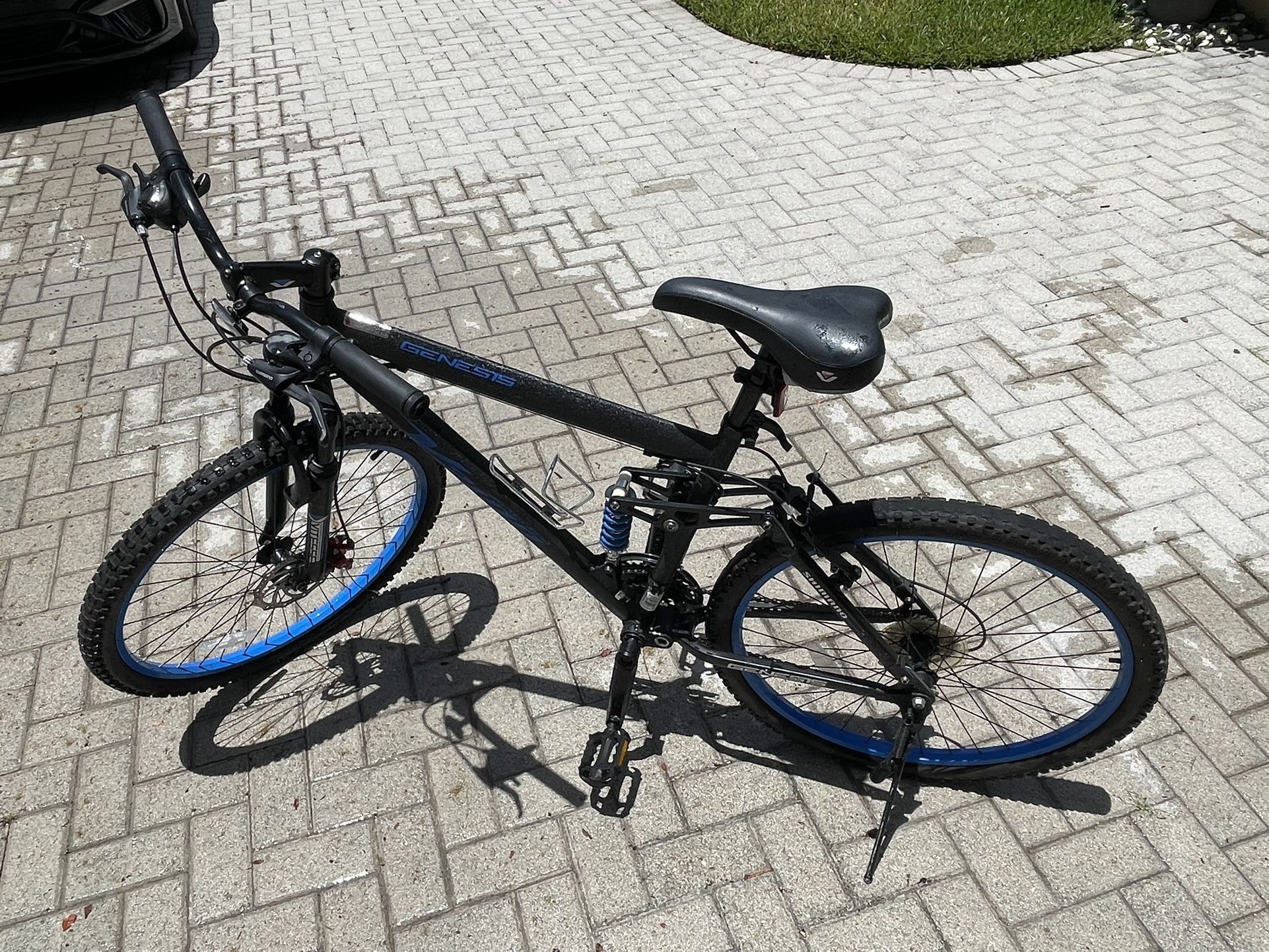 2 Bicycles 26" Genesis V2100 Men's Full Suspension Mountain Bike & Schwinn Men's Ranger 26" Mountain Bike
