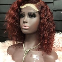 This Gorgeous 4x4 Custom Color Wig . 12inch Deepwave