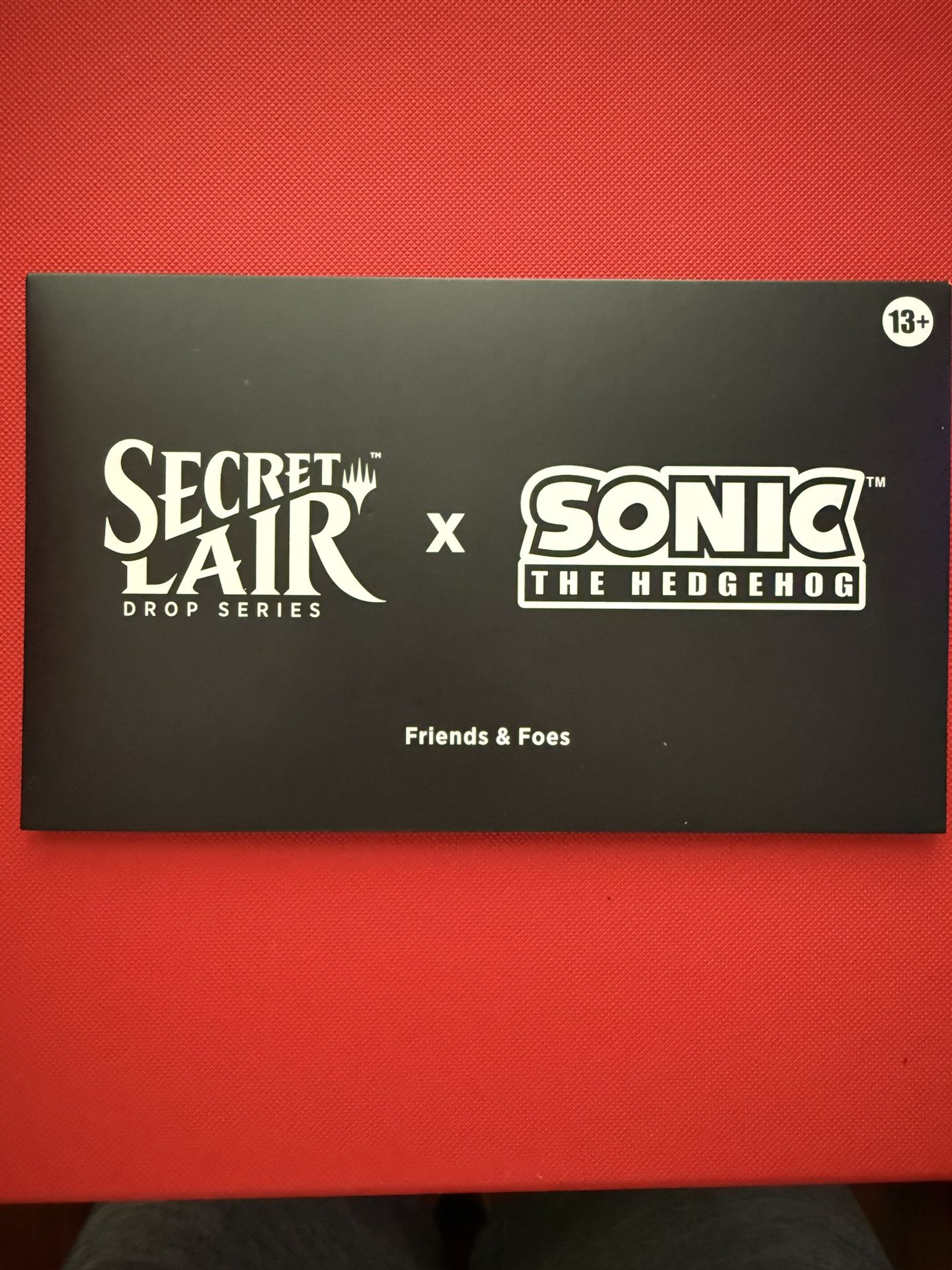 MTG Magic the Gathering Sonic Hedgehog Secret Lair Friends & Foes