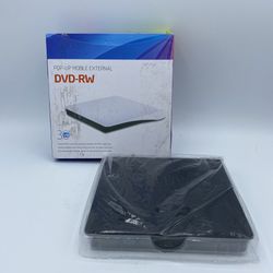 External DVD Drive USB 3.0 Pop-up Mobile High-Speed Data Transfer DVD-RW Type-C