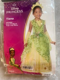 Disney Princess Tiana Kids Costume Small 4-6