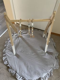 Wooden Play Gym For Baby
