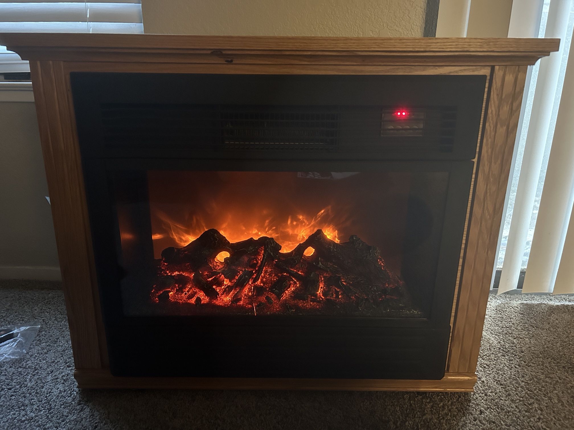 Heat Surge Electric Fireplace (Amish-Built) for Sale in Turlock, CA