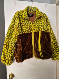 UGG Faux Fur Zip-Up Jacket