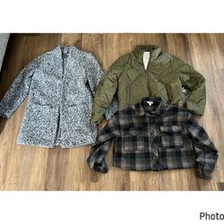 Medium, fashion nova & marshalls jacket bundle