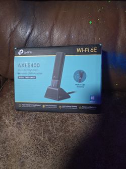 TPLINK WIFI 6E USB ADAPTER