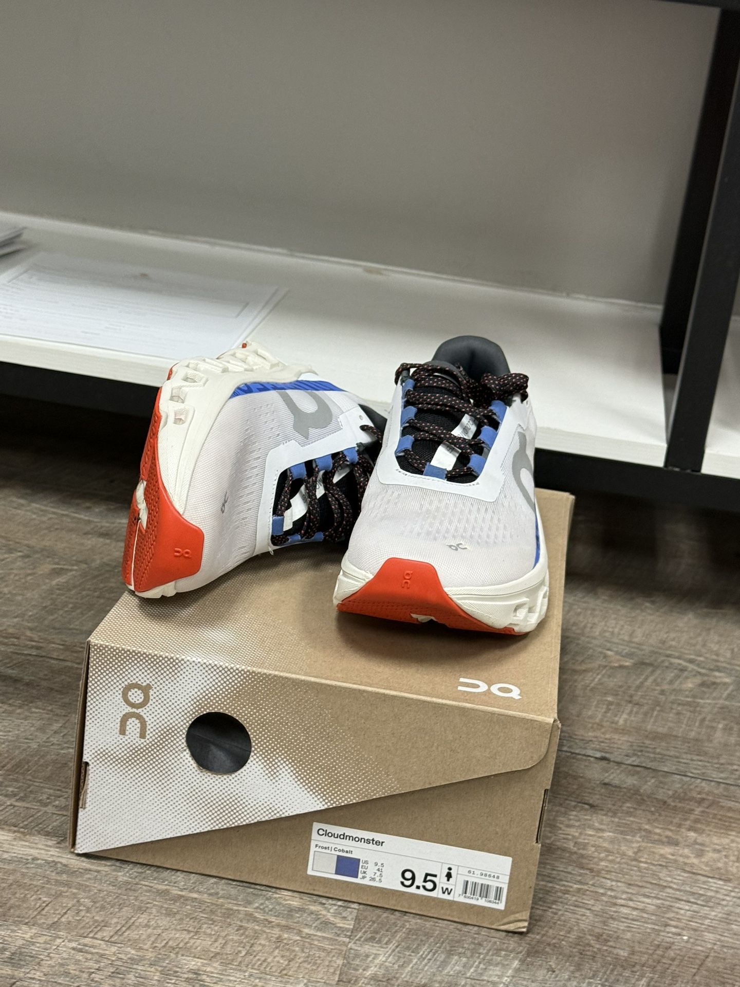 QC Cloudmonster Frost/Cobalt