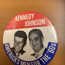 Kennedy Johnson Campaign Button