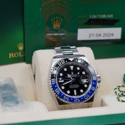 Rolex GMT Master II - Batman - 126710BLNR - 2024 - Full Set