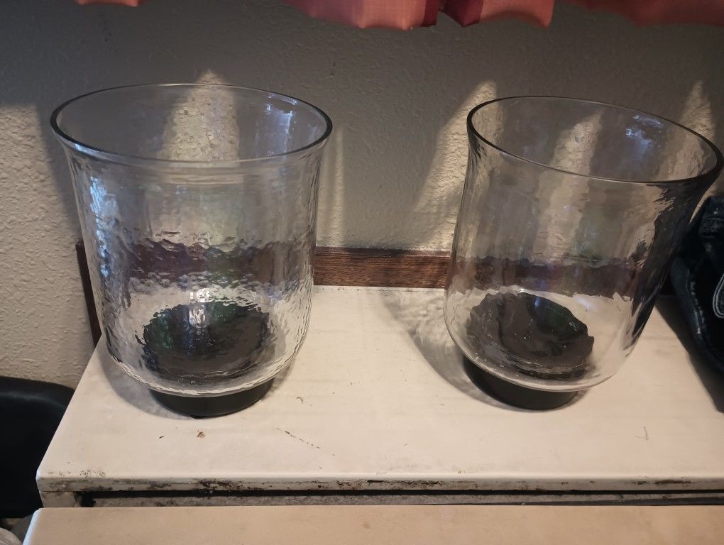 Glass Candle Holder