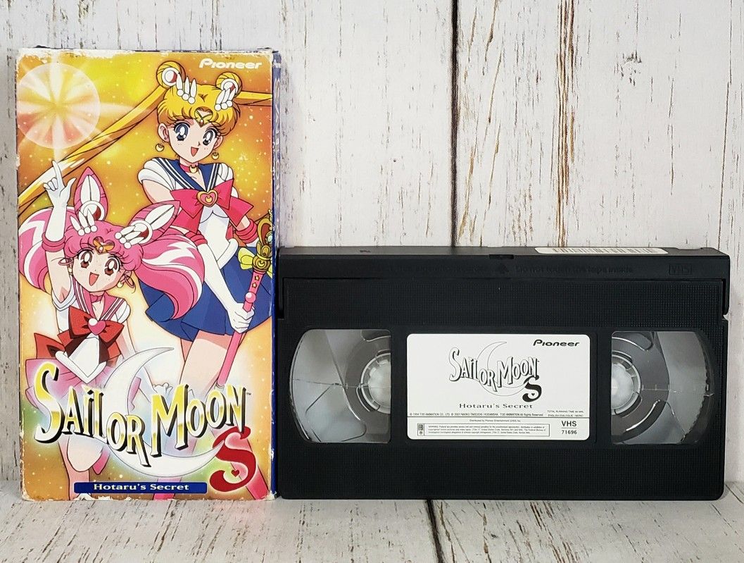 Sailor Moon Hotarus Secret VHS 1994 / 2001 Anime TESTED Vintage VHS