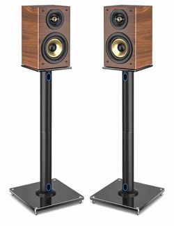 RFIVER Upgraded 45° Speaker Stands – Pair – $45