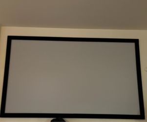 Reflective 130 inch framed projector screen