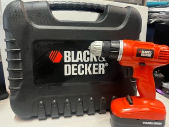 Black & Decker 18V Drill GC1800 with battery and case NO CHARGER