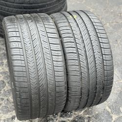 PAIR OF TIRE 255 35 18 MICHELIN 85% LIFE