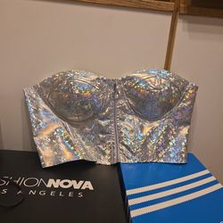 Holographic Bustier 