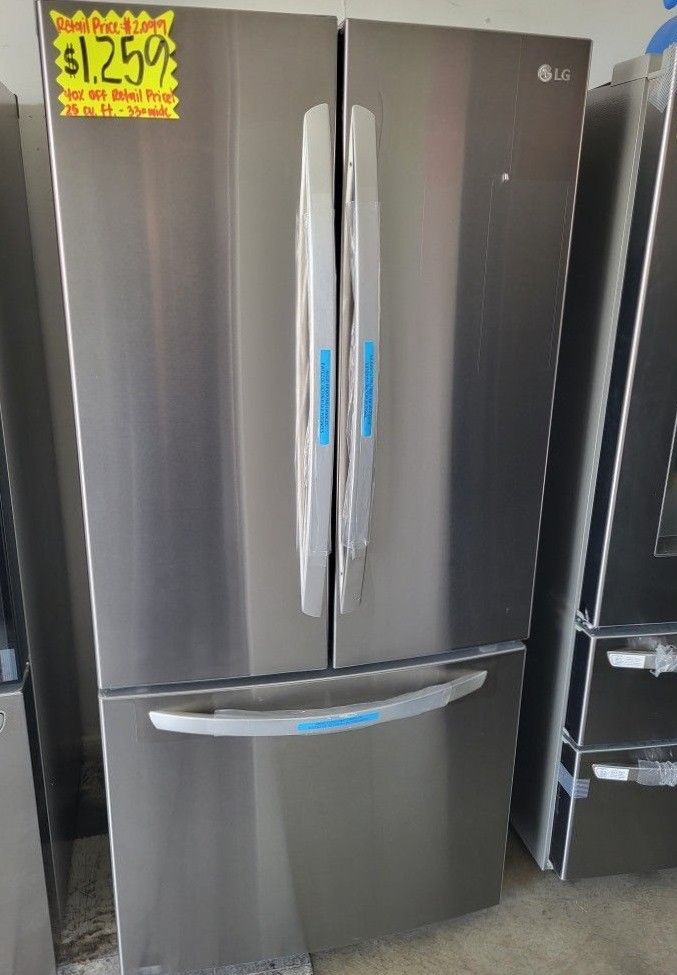 LG French Door Refrigerator 33 Wide