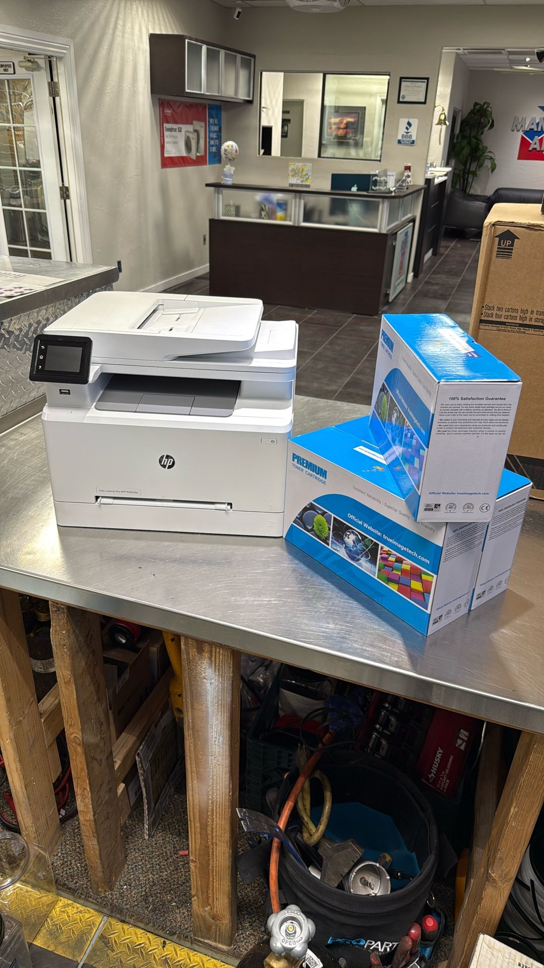 HP Color LaserJet Pro MFP M283cdw (DAMAGED)