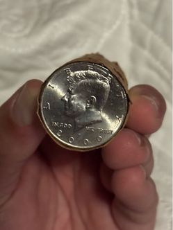Roll of 2000 DP Kennedy Half Dollars