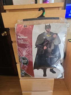 Batman Adult Large Muscle Chest Costume