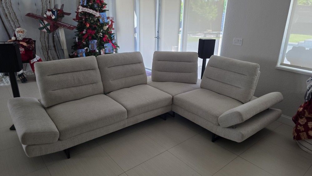 Couch Sofa Fabric Sectional 
