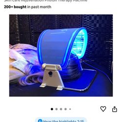 LED light therapy for facials