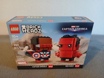 Lego Marvel Brickheadz Captain America & Red Hulk (40668) - new, sealed